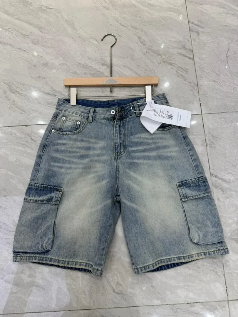 Cargo Denim Shorts